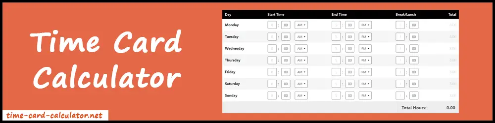 time card calculator